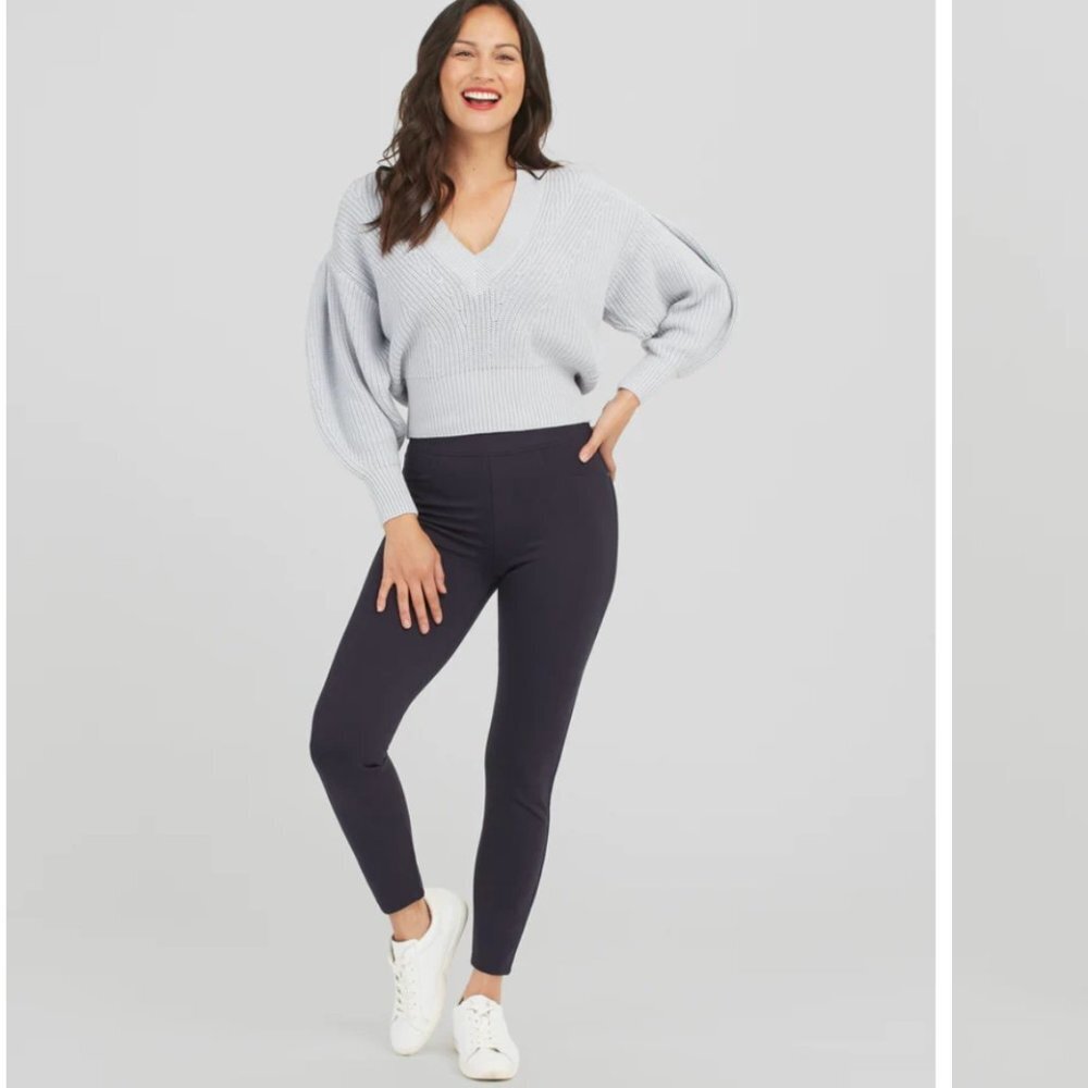 Spanx Black The Perfect Pant, Ankle 4-Pocket